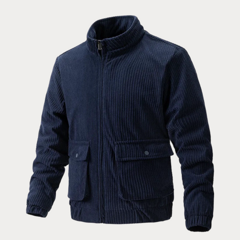 Darius - Stilvolle klassische warme Jacke mit Fronttaschen