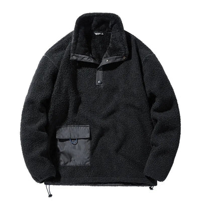Fabian - Stilvolle Winterjacke aus dickem Fleece mit Tasche