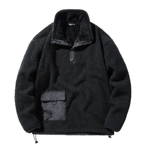 Fabian - Stilvolle Winterjacke aus dickem Fleece mit Tasche