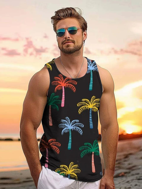 Graham - Hawaiian Style Männer Tank Tops