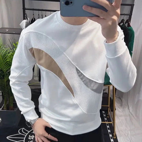 Chester - Mode Pullover mit lockerem O-Ausschnitt