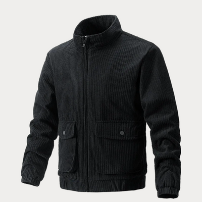 Darius - Stilvolle klassische warme Jacke mit Fronttaschen