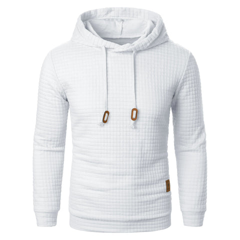 Roman - Stilvoller Hoodie mit Karomuster für Herren