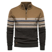 Mark - Retro-Strickpullover mit Streifenmuster für Herren