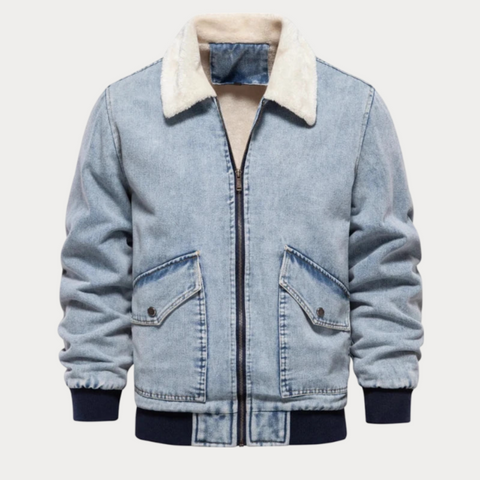 Eric - Lässige Jacke mit Reißverschluss und Fronttasche