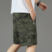 Cornelius - Tarnfarbene Cargo-Shorts