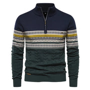 Mark - Retro-Strickpullover mit Streifenmuster für Herren