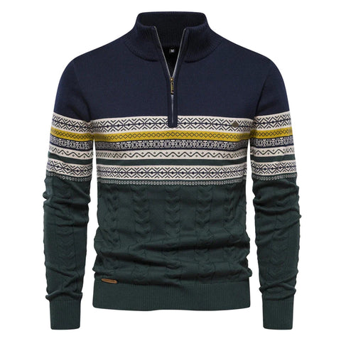 Mark - Retro-Strickpullover mit Streifenmuster für Herren