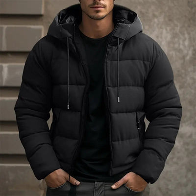 Calvin - Warme, wattierte Winterjacke mit Kapuze