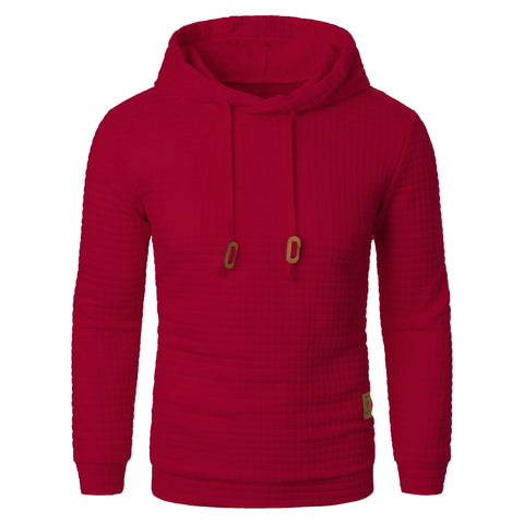 Roman - Stilvoller Hoodie mit Karomuster für Herren