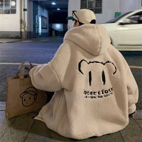Benjamin - Übergroße Kapuzenjacke