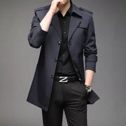 Claude - Eleganter Trenchcoat mit Knöpfen für Herren für Herren