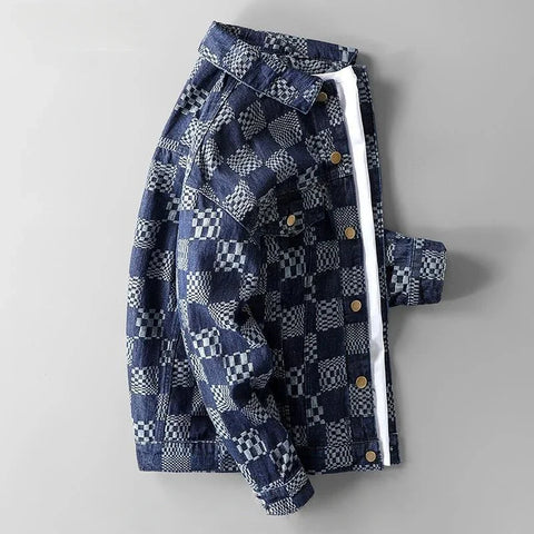 Norman - Patchwork-Jeanshemd