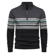 Mark - Retro-Strickpullover mit Streifenmuster für Herren