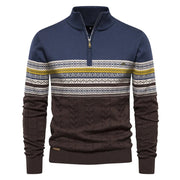 Mark - Retro-Strickpullover mit Streifenmuster für Herren