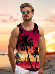 Graham - Hawaiian Style Männer Tank Tops