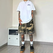 Stellan - Camouflage Freizeit Cargo Shorts