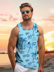 Graham - Hawaiian Style Männer Tank Tops