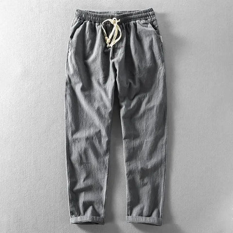 Roland - Herrenhose mit geradem Bein und Kordelzug