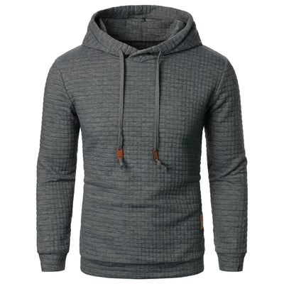 Roman - Stilvoller Hoodie mit Karomuster für Herren