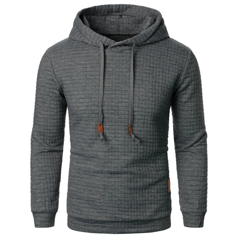 Roman - Stilvoller Hoodie mit Karomuster für Herren