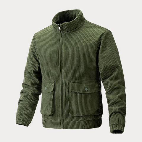 Darius - Stilvolle klassische warme Jacke mit Fronttaschen