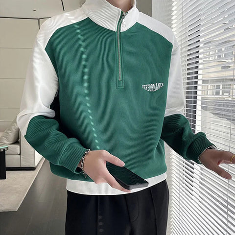 Anthony - Winter Sweatshirt mit Stehkragen