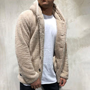 Chris - Stilvoller Fleece-Cardigan mit Kapuze