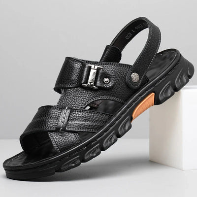 Lucas - Robuste Ledersandalen