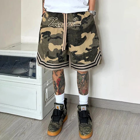 Stellan - Camouflage Freizeit Cargo Shorts