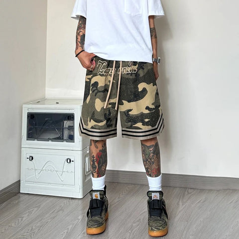Stellan - Camouflage Freizeit Cargo Shorts