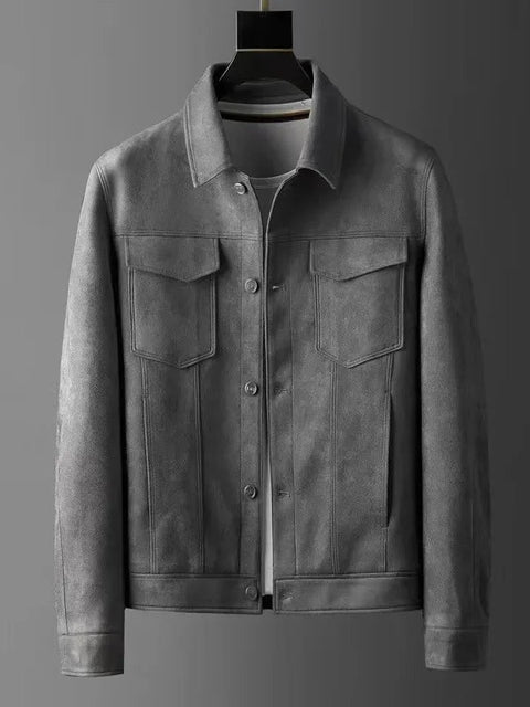 Wayne - Elegante, klassische Knopfjacke mit Brusttaschen für Herren