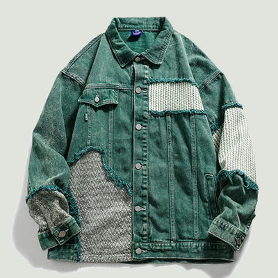 Christopher - Patchwork-Denim-Jacke