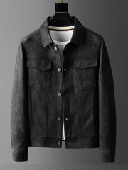 Wayne - Elegante, klassische Knopfjacke mit Brusttaschen für Herren