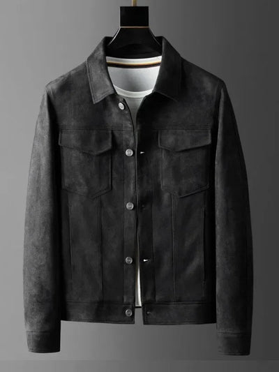 Wayne - Elegante, klassische Knopfjacke mit Brusttaschen für Herren