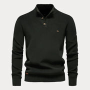 Rudolf - Lässiger Strickpullover mit Knöpfen für Herren