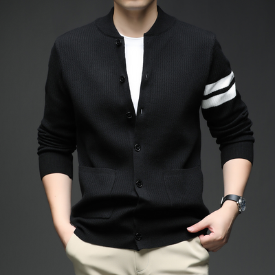 Janno - Lässige Strickjacke mit Knöpfen für Herren