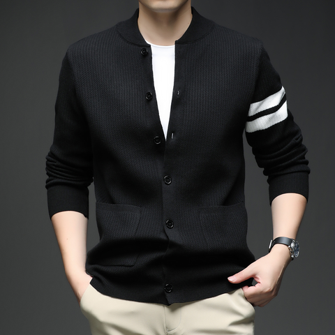 Janno - Lässige Strickjacke mit Knöpfen für Herren