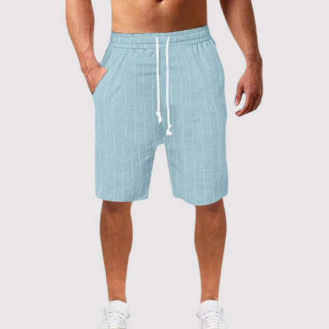 Richard - Atmungsaktive gestreifte Shorts