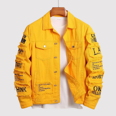 Oliver - Designer-Jacke mit Buchstaben