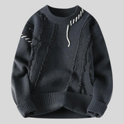 Ronald - Gestrickter Patchwork-Pullover