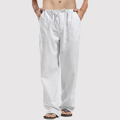 William - Herren Baumwoll-Leinen-Hose