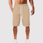 Richard - Atmungsaktive gestreifte Shorts