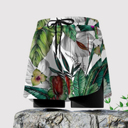 William - Bedruckte Strandshorts