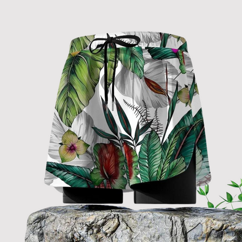 William - Bedruckte Strandshorts