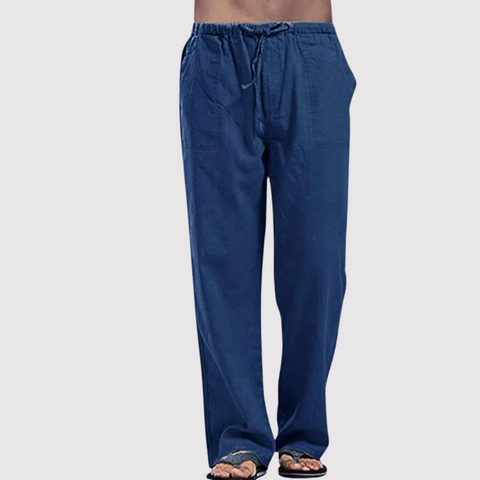 William - Herren Baumwoll-Leinen-Hose