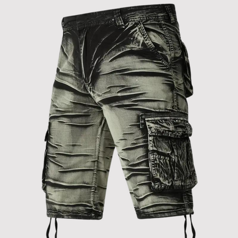 Anton - Herren Cargo-Short mit Stickerei