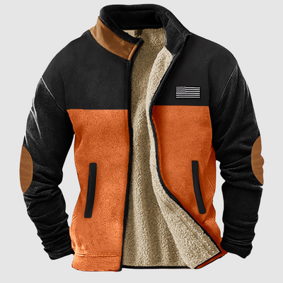 Roy - Winter doppelseitige Herren Fleecejacke