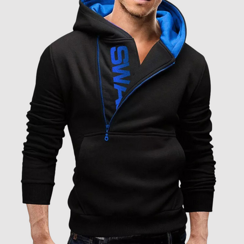 Gerald - Männer Reißverschluss Kapuzenpullover