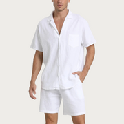Floyd - Kurzarmhemd- und Shorts-Set für Herren